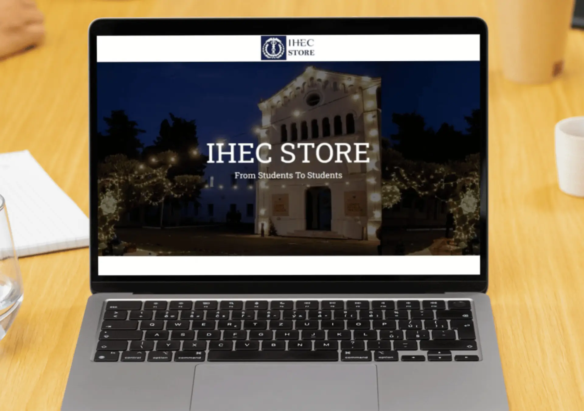 IHEC Store - projet digital réalisé par THE ROAD